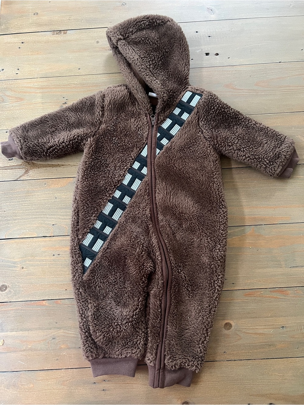 Baby GAP Star Wars Chewbacca Plush Hooded One-Piece - 6-12 Months